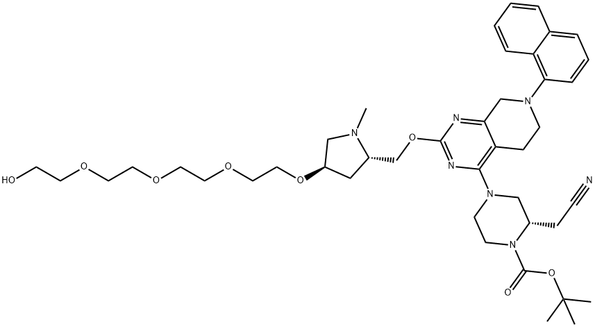 K-Ras ligand-Linker Conjugate 5 Struktur