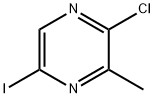 Pyrazine, 2-chloro-5-iodo-3-methyl- Struktur