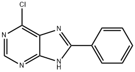 9H-Purine, 6-chloro-8-phenyl- Struktur