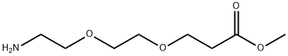 Propanoic acid, 3-[2-(2-aminoethoxy)ethoxy]-, methyl ester Struktur