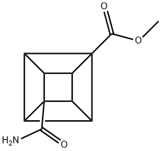 Methyl (2R,3R,4S,5S)-4-carbamoylcubane-1-carboxylate hydrochloride Struktur