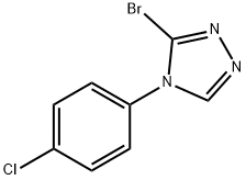 4H-1,2,4-Triazole, 3-bromo-4-(4-chlorophenyl)- Struktur