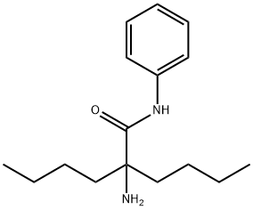 Hexanamide, 2-amino-2-butyl-N-phenyl- Struktur