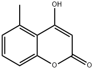 2H-1-Benzopyran-2-one, 4-hydroxy-5-methyl- Struktur