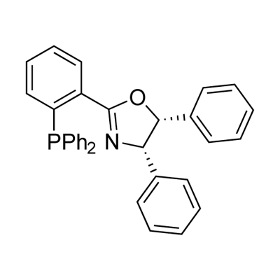 Oxazole, 2-[2-(diphenylphosphino)phenyl]-4,5-dihydro-4,5-diphenyl-, (4S,5R)- Struktur