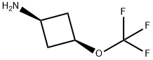 cis-3-Trifluoromethoxy-cyclobutylamine Struktur