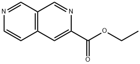 [2,7]Naphthyridine-3-carboxylic acid ethyl ester Struktur