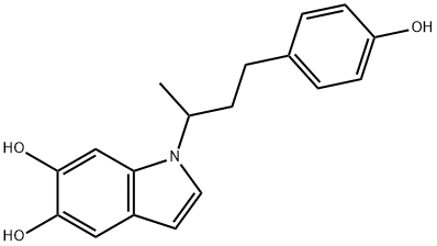 1H-?Indole-?5,?6-?diol, 1-?[3-?(4-?hydroxyphenyl)?-?1-?methylpropyl]?-