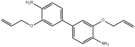 [1,1'-Biphenyl]-4,4'-diamine, 3,3'-bis(2-propen-1-yloxy)- Struktur