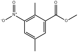 Benzoic acid, 2,5-dimethyl-3-nitro-, methyl ester Struktur