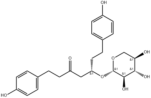 Platyphyllonol 5-O-β-D-xylopyranoside Struktur