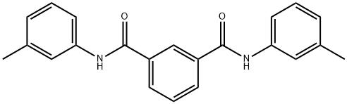 1-N,3-N-bis(3-methylphenyl)benzene-1,3-dicarboxamide Struktur