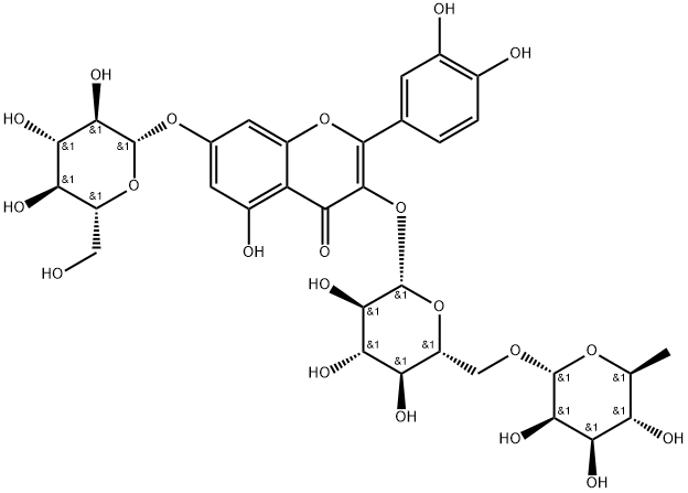 クエルセチン 3‐ルチノシド 7‐グルコシド