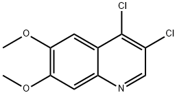 3,4-Dichloro-6,7-dimethoxy-quinoline Struktur