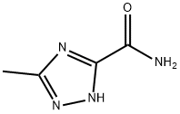 3-methyl-1H-1,2,4-triazole-5-carboxamide Struktur