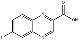 7-fluoroquinoxaline-2-carboxylic acid Struktur