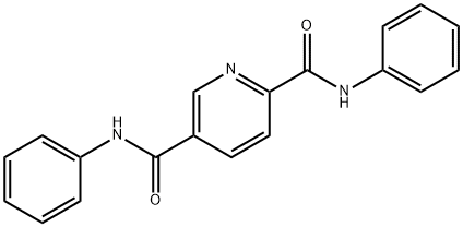 2-N,5-N-diphenylpyridine-2,5-dicarboxamide Struktur