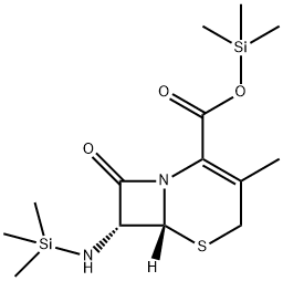 5-Thia-1-azabicyclo[4.2.0]oct-2-ene-2-carboxylic acid, 3-methyl-8-oxo-7-[(trimethylsilyl)amino]-, trimethylsilyl ester, (6R,7R)-