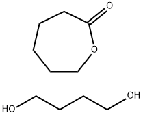 POLYCAPROLACTONE-BLOCK-POLYTETRAHYDROFURAN-BLOCK-POLYCAPROLACTONE Struktur