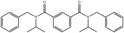 1-N,3-N-dibenzyl-1-N,3-N-di(propan-2-yl)benzene-1,3-dicarboxamide Struktur