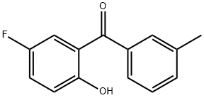 (5-Fluoro-2-hydroxyphenyl)(3-methylphenyl)methanone Struktur