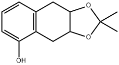 2,2-二甲基-3A,4,9,9-四氫萘[2,3-D][1,3]二羥基-5-醇 結(jié)構(gòu)式