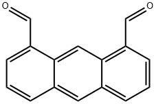 1,8-Anthracenedicarboxaldehyde Struktur