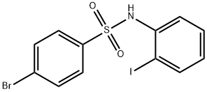 Benzenesulfonamide, 4-bromo-N-(2-iodophenyl)-