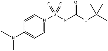 tert-butyl ((4-(dimethyl-l4-azanylidene)pyridin-1(4H)-yl)sulfonyl)carbamate Struktur