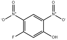 Phenol, 5-fluoro-2,4-dinitro- Struktur