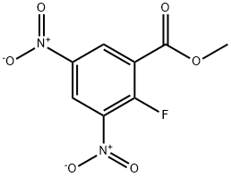 methyl 2-fluoro-3,5-dinitrobenzoate Struktur