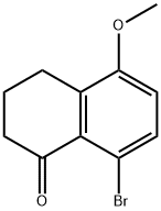 1(2H)-Naphthalenone, 8-bromo-3,4-dihydro-5-methoxy- Struktur