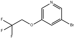 3-bromo-5-(2,2,2-trifluoroethoxy)pyridine Struktur