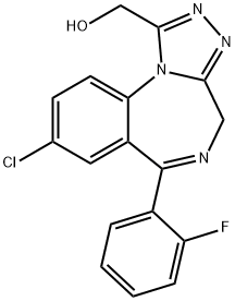 α-hydroxy Flualprazolam Struktur