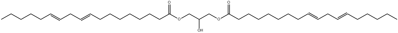 1,3-Dilinoelaidoyl Glycerol Struktur