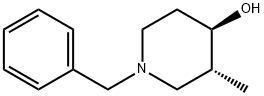 (3R,4R)-1-benzyl-3-methyl-piperidin-4-ol Struktur