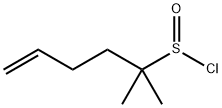 5-Hexene-2-sulfinyl chloride, 2-methyl- Struktur