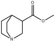 1-Azabicyclo[2.2.2]octane-3-carboxylic acid methyl ester Struktur