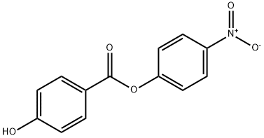 Benzoic acid, 4-hydroxy-, 4-nitrophenyl ester Struktur