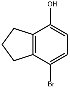 7-Bromoindan-4-ol Struktur