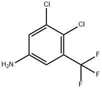 Benzenamine, 3,4-dichloro-5-(trifluoromethyl)- Struktur