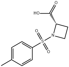 2-Azetidinecarboxylic acid, 1-[(4-methylphenyl)sulfonyl]-, (2S)- Struktur