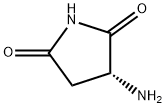 2,5-Pyrrolidinedione, 3-amino-, (3R)- Struktur