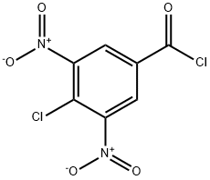 3,5-dinitro-4-chlorobenzenecarboxylic acid chloride Struktur