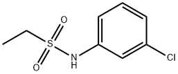 Ethanesulfonamide, N-(3-chlorophenyl)- Struktur