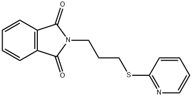 2-[3-(pyridin-2-ylsulfanyl)propyl]-2,3-dihydro-1H-isoindole-1,3-dione Struktur