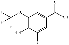 Benzoic acid, 4-amino-3-bromo-5-(trifluoromethoxy)-