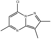 7-chloro-2,3,5-trimethylpyrazolo[1,5-a]pyrimidine Struktur