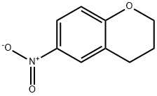 6-nitro-3,4-dihydro-2H-1-benzopyran Struktur