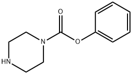 1-Piperazinecarboxylic acid, phenyl ester Struktur